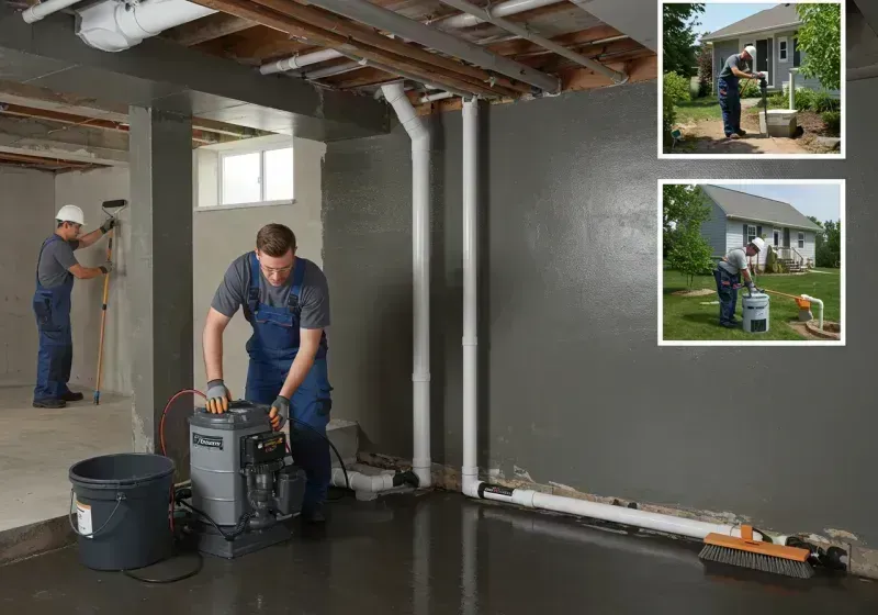 Basement Waterproofing and Flood Prevention process in Woodbine, IA